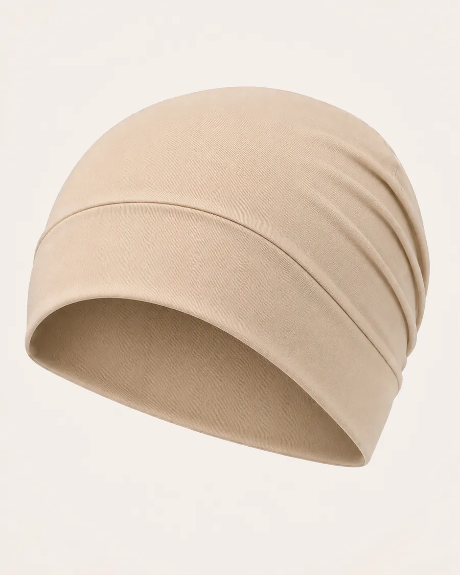 Beige Hijab Cap