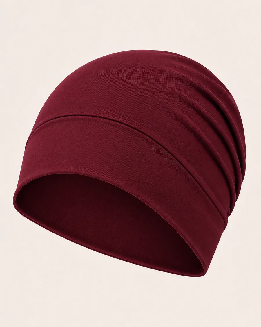 Maroon Hijab Cap